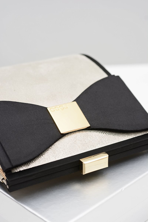 Жіноча маленька золота сумочка Nobo Bow