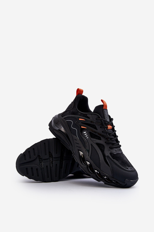 Чоловічі спортивні кросівки HI-POLY SYSTEM Big Star NN174382 Чорні