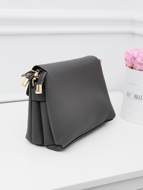 Сіра жіноча сумочка NOBO Letter Bag NBAG-F0330-C019