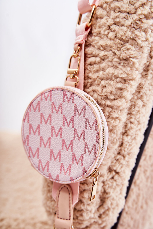 Жіноча сумка 3 в 1 рожева Bormea