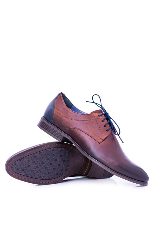 Нікопольські чоловічі коричневі шкіряні напівчоботи Традиційні чоботи