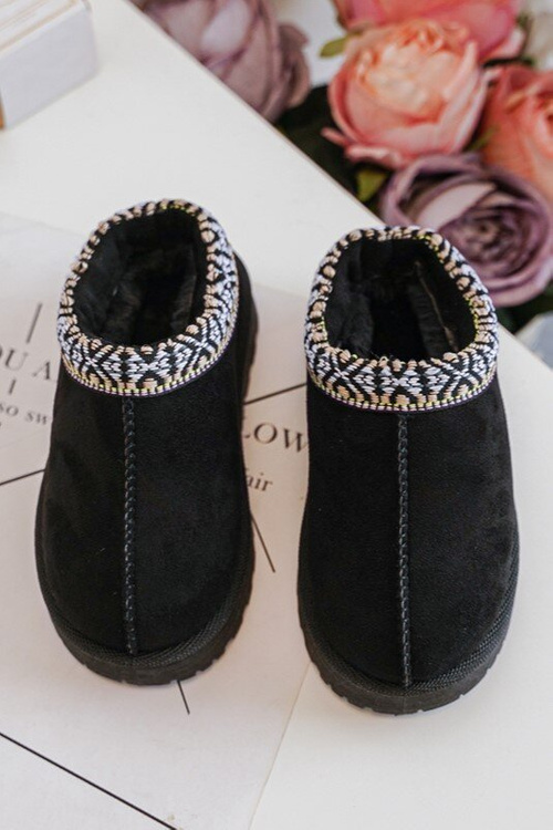 Дитячі сліпони утеплені Black Olivane