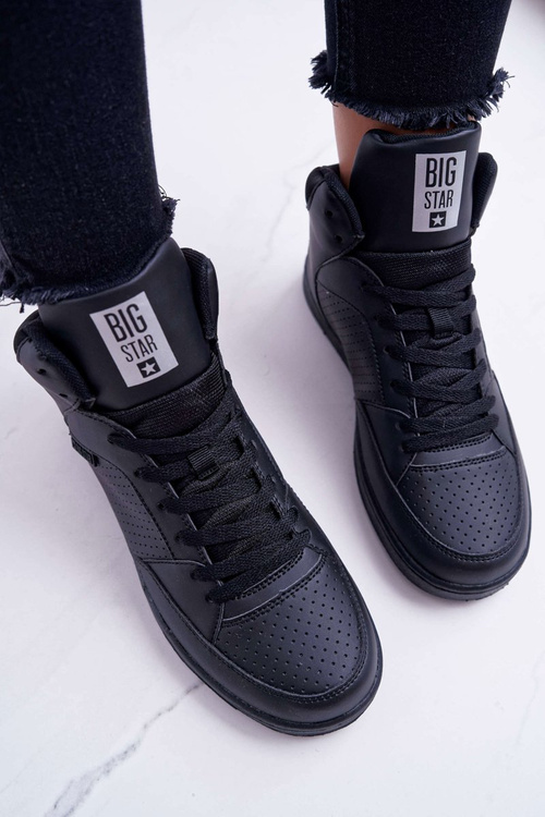 Жіночі високі кросівки Big Star чорні EE274211