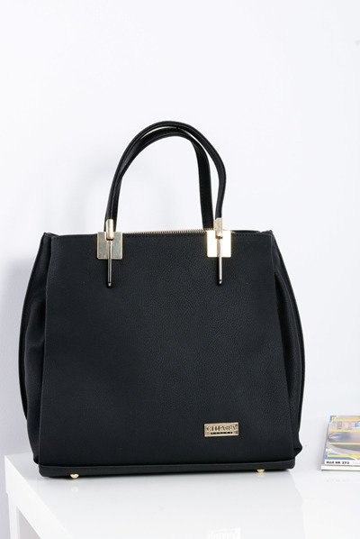 Велика чорна жіноча сумочка + саше + дзеркало ПОЛЬЩА