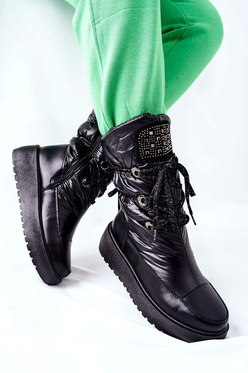 Жіночі зимові черевики Black Chardonnay