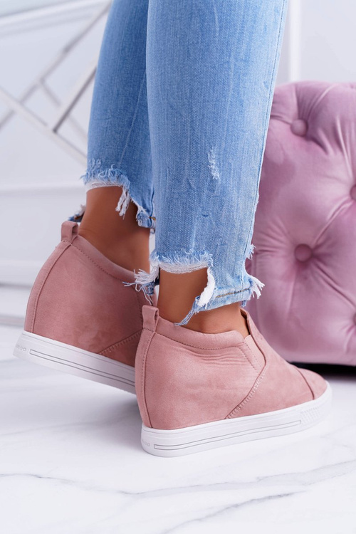 Жіночі кросівки Снікерси Lu Boo Сліпони рожеві Kaori