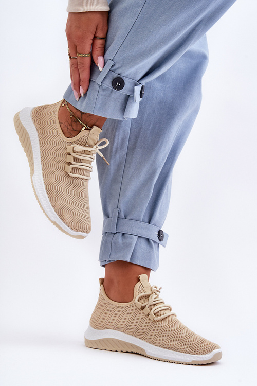 Бежеві сліпони з класичного матеріалу