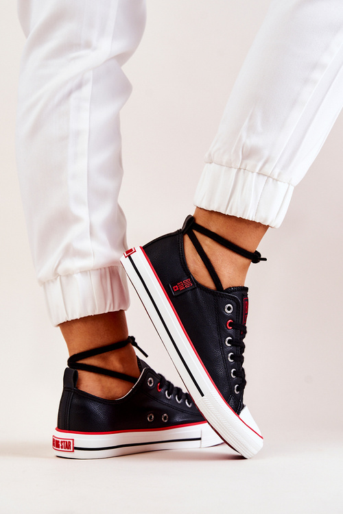 Шкіряні кросівки BIG STAR JJ274129 Чорні