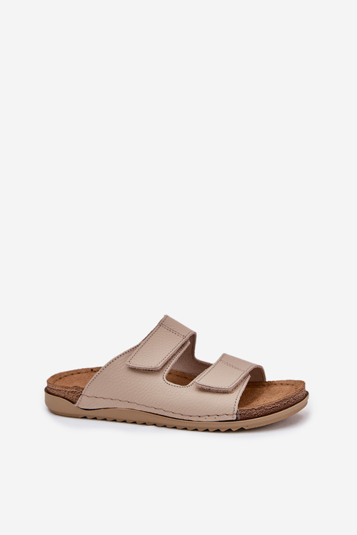 Шкіряні Жіночі Сандалі Inblu Бежеві AA0005GU