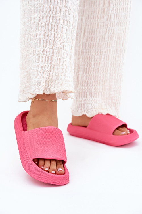 Жіночі Легкі Пінні Сандалі На Грубі Підошві Фуксія Querceria