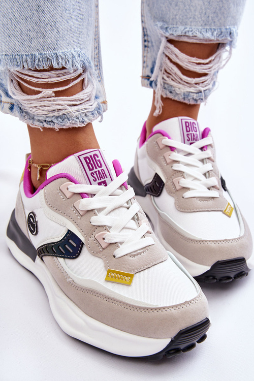 Жіночі спортивні кросівки Big Star KK274099 White and Beige