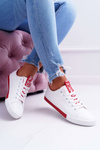 Жіночі кросівки White Red Nigrid Stripe