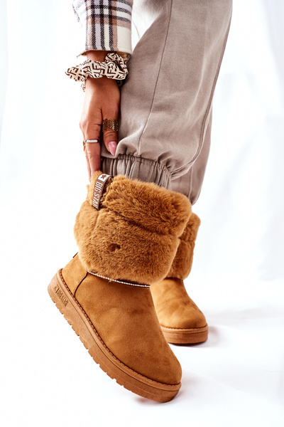 Жіночі зимові черевики Big Star II274127 Camel