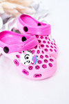 Дитячі поролонові тапочки Crocs Pink Jupiter