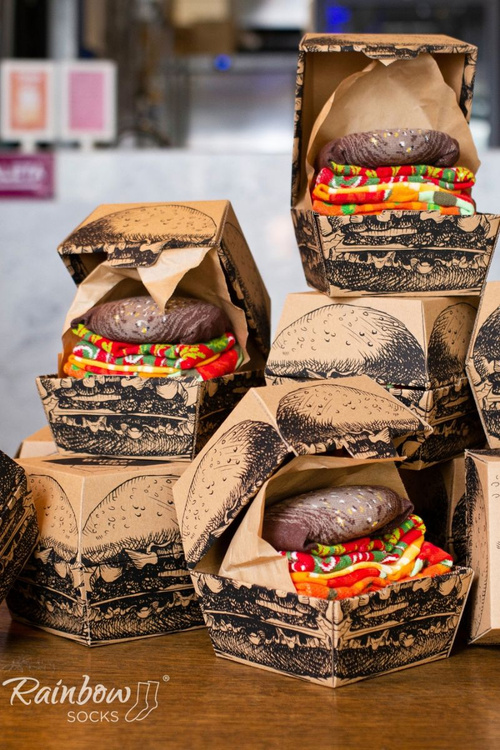 Шкарпетки Rainbow Socks Burger Vege 2 пари