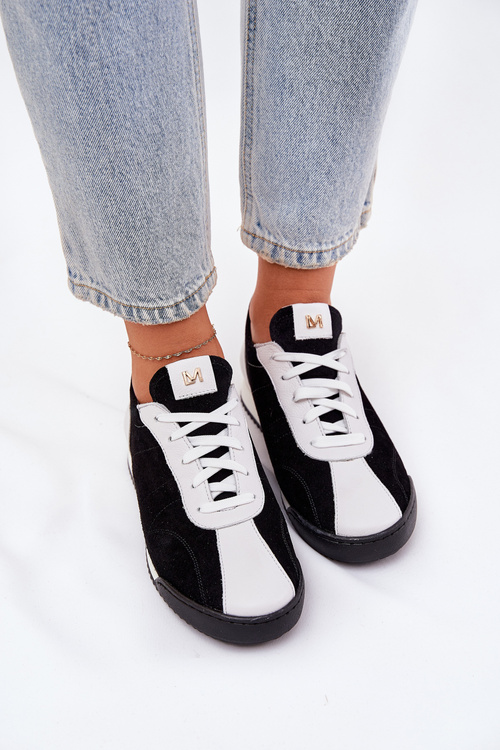 Жіноче Спортивне Взуття з Шкіри Лаура Мессі 2935 Чорні