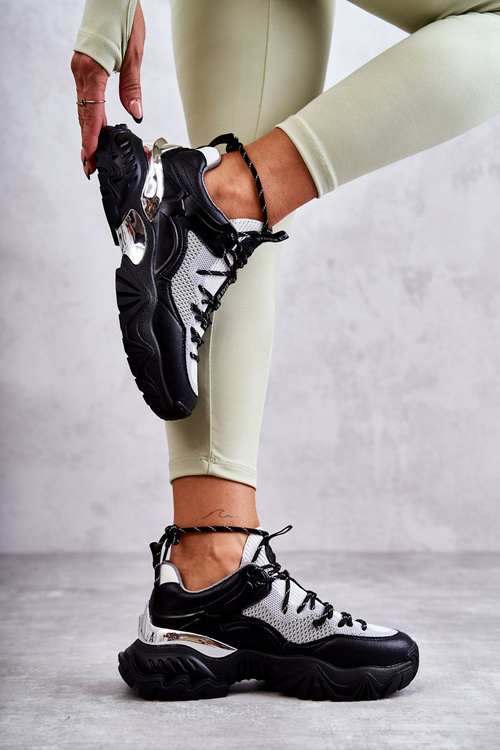 Жіноче спортивне взуття Memory Foam System Big Star KK274053 чорно-сірий