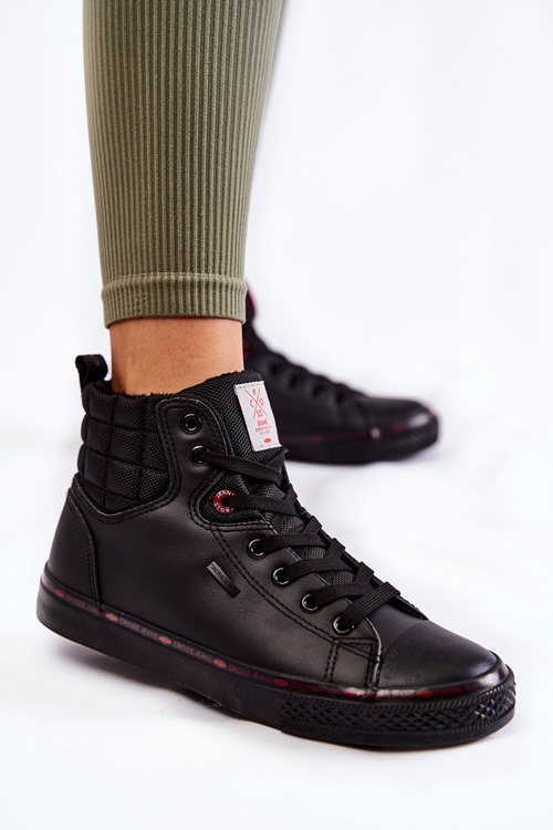 Жіночі високі кросівки Cross Jeans KK2R4058C Чорні