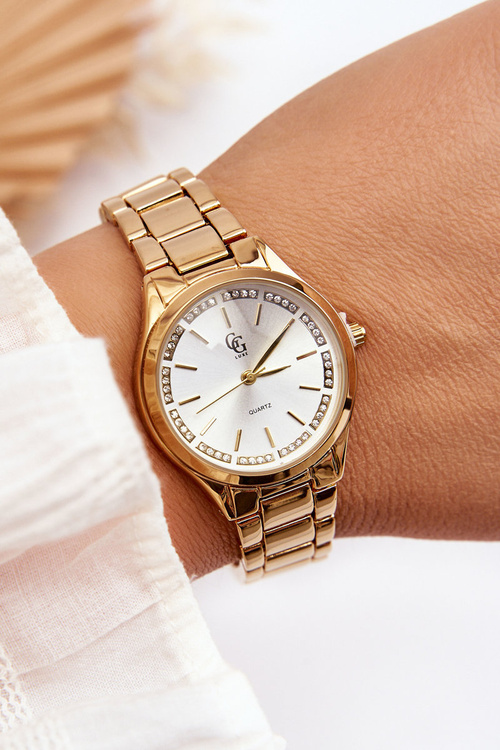 Жіночий водонепроникний годинник GG Luxe Golden