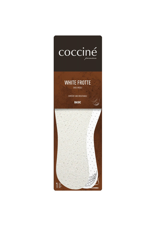 Вкладиші Coccine White Frotte поролон на латексі 34-41
