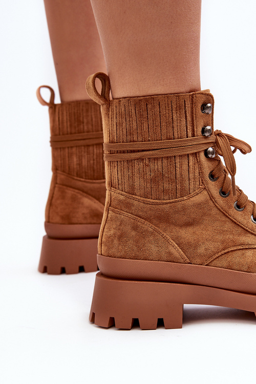 Жіночі черевики Trapper на шнурівці Camel Gordts