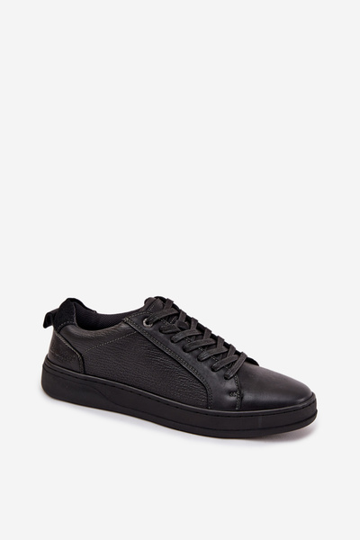 Шкіряні чоловічі кросівки Lee Cooper LCJ-25-33-3965 Чорні