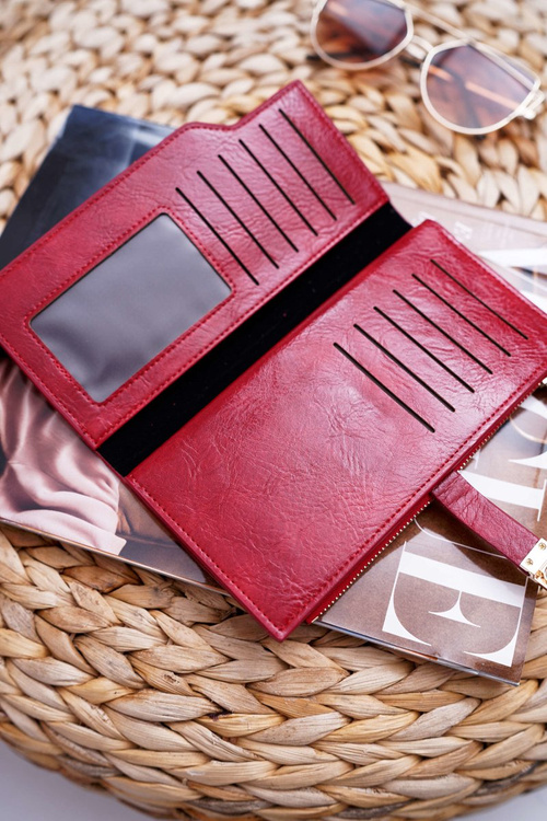 Гаманець жіночий великий червоний AD-64