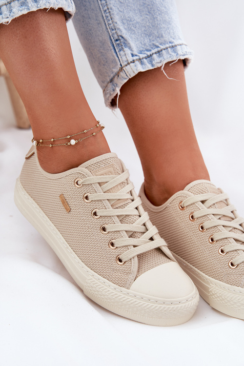 Жіночі Тканинні Кросівки Big Star RR274767 Бежеві