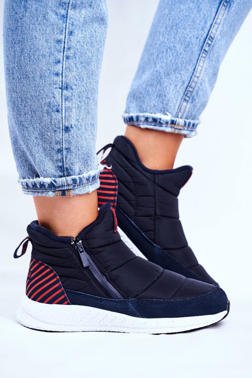 Жіночі зимові черевики Big Star Navy Blue GG274471