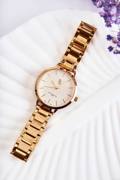 Жіночий годинник GG Luxe Gold Pearly Dial