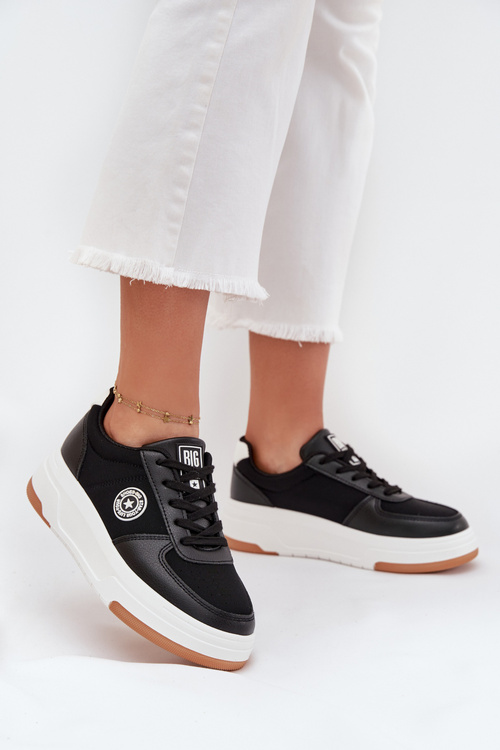 Жіночі Кросівки На Платформі Big Star RR274573 HI-POLY SYSTEM Чорні