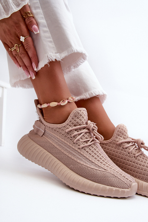 Жіноче рожеве спортивне взуття Nelmarie з тканини