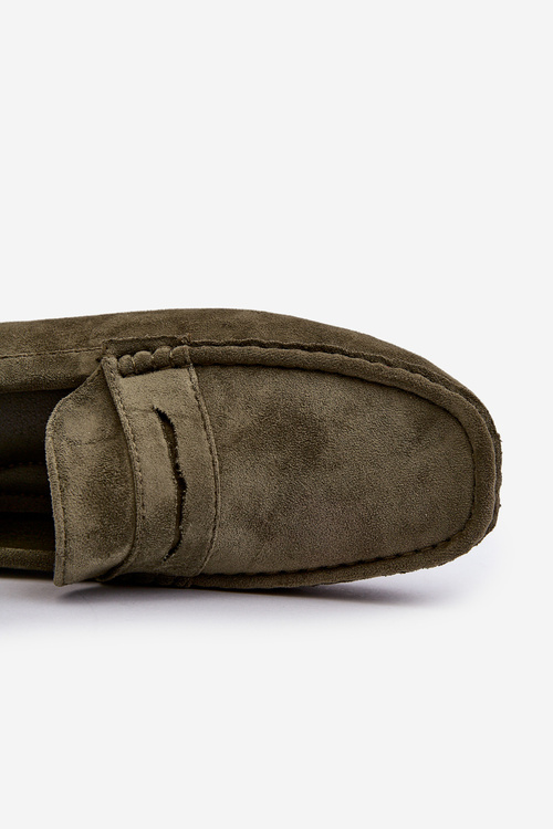 Чоловічі замшеві мокасини темно-сині Wesley