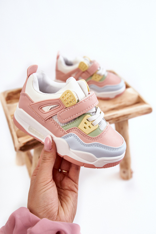 Дитяче шкіряне спортивне взуття різнокольорове Marisa