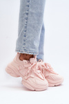 Жіночі кросівки на масивній підошві Windamella рожеві