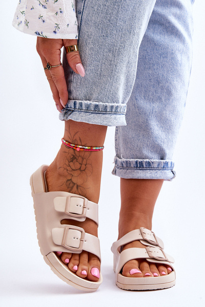 Жіночі шорти на платформі бежеві Vertigo