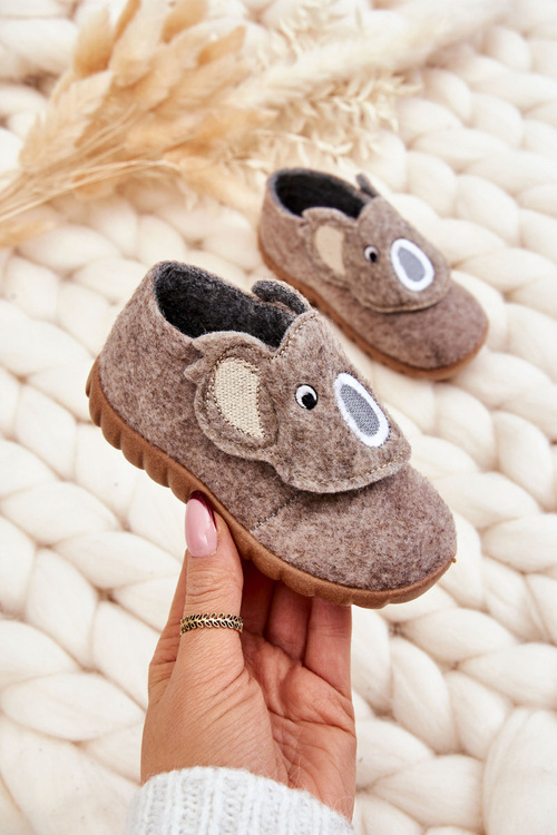 Дитячі тапочки Befado Koala 620P002 Бежеві