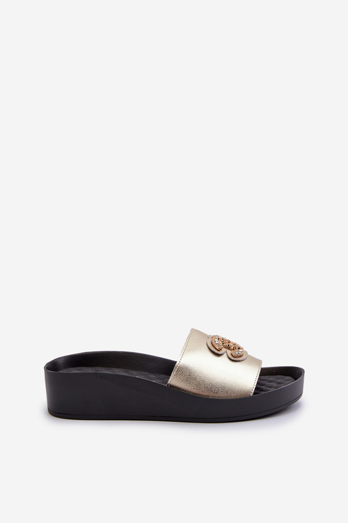 Жіночі чорні шкіряні кеди з декором S.Barski KV27-019