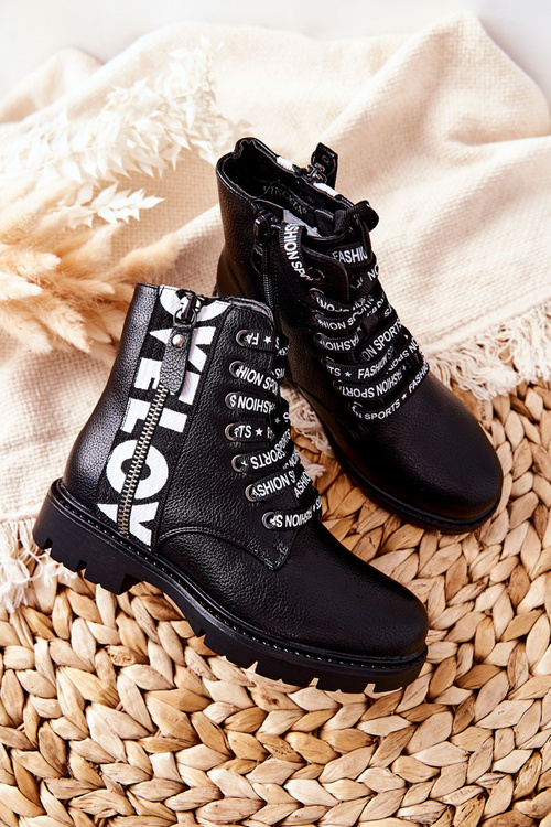 Чоботи дитячі Workers Black Pomeroy