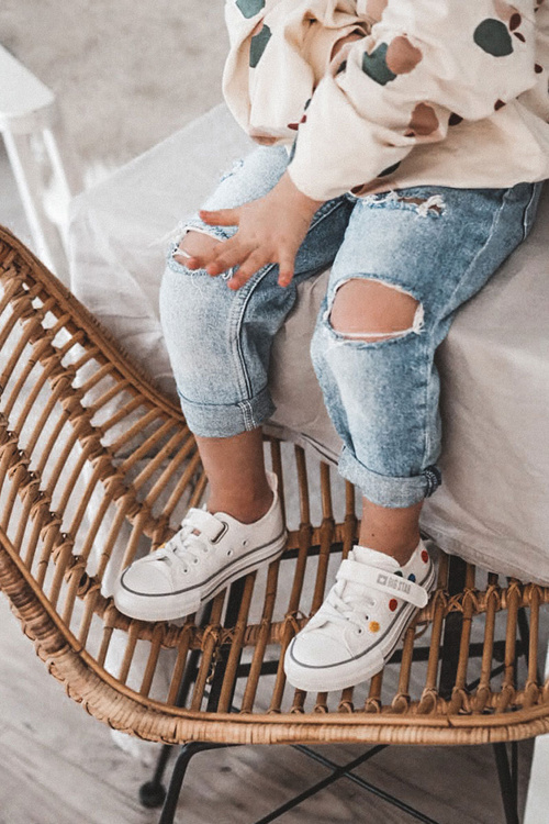 Дитячі кросівки на липучці BIG STAR JJ374053 Білі