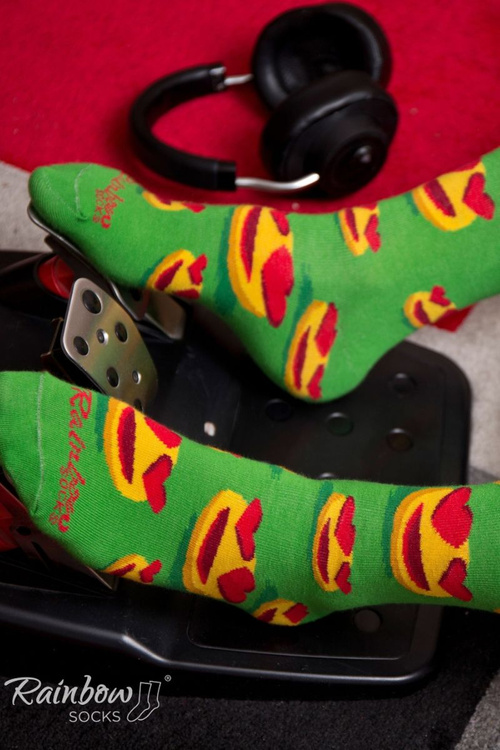 Веселкові шкарпетки. Смайли. Розумний смайлик. Коханець. 3 пари