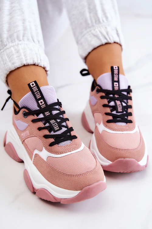 Жіноче спортивне взуття Big Star JJ274577 Рожевий