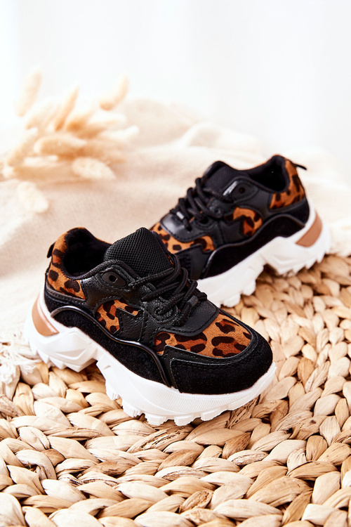 Дитяче спортивне взуття Кросівки коричнево-чорні Nila