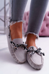 Жіночі мокасини Lu Boo Comfortable Grey Plummy