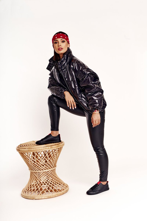 Жіночі шкіряні тенісні туфлі BIG STAR DD274687 Чорні