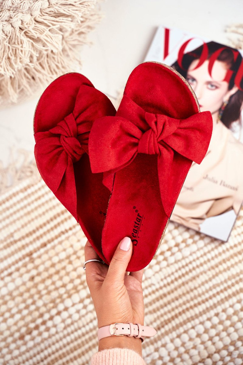 В'єтнамки Wendy з червоною пробковою підкладкою