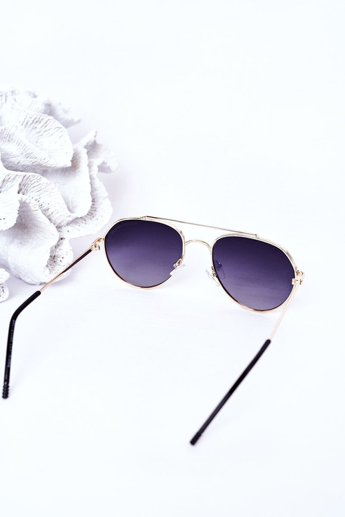 Поляризаційні сонцезахисні окуляри Авіатор Чорні