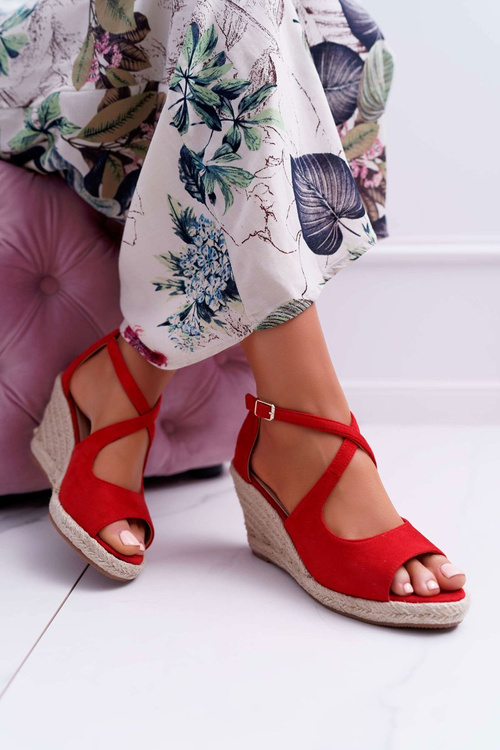 Жіночі босоніжки еспадрільї Red Margus