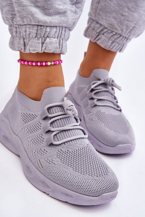 Жіноче спортивне взуття без шнурівки Grey Ellison