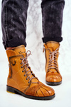 Чоботи жіночі Maciejka Warm Leather Yellow 03961-07